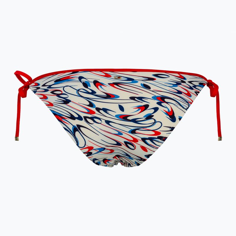 Tommy Hilfiger Slip bikini Cheeky String Side Tie Print drops motion ecru 2