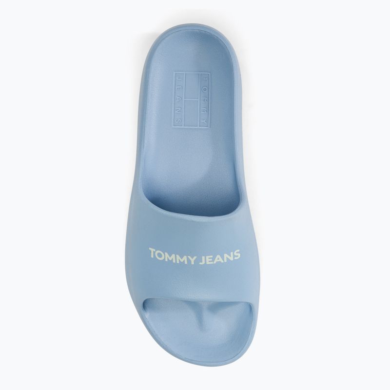 Tommy Jeans donna Chunky Flatform Slide Ciabatte westside blu 5