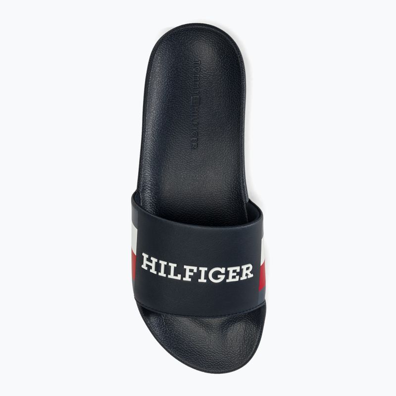 Tommy Hilfiger Ciabatte uomo RWB Pool Slide Ciabatte desert sky 5