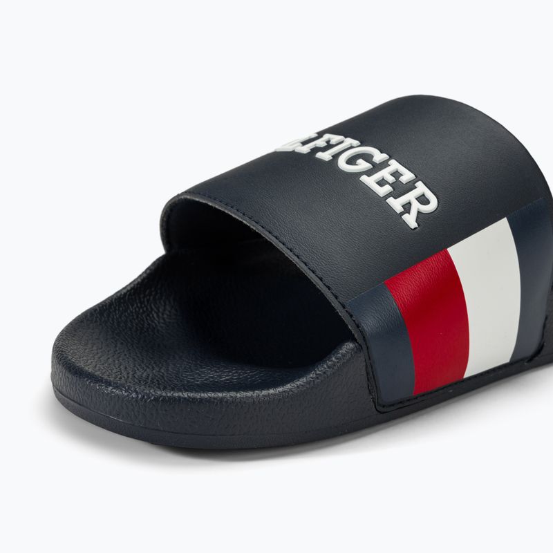 Tommy Hilfiger Ciabatte uomo RWB Pool Slide Ciabatte desert sky 7