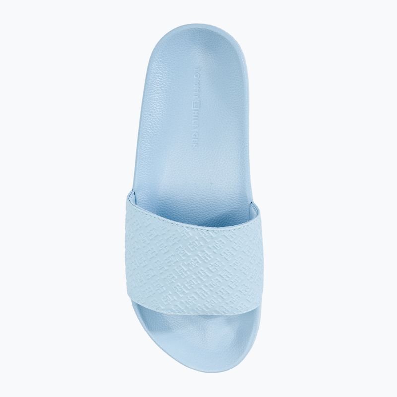 Tommy Hilfiger donna Monogram Pool Slide Ciabatte bianco antico 5
