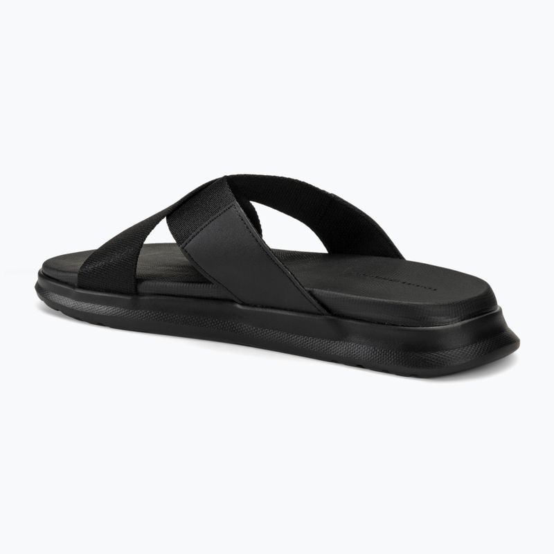 Sandalo da spiaggia Tommy Hilfiger Comfort Criss Cross Uomo nero 3