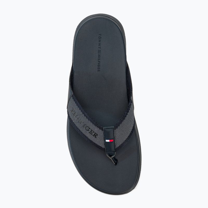 Tommy Hilfiger Uomo Comfort Toe Post Beach Sandal desert sky infradito 5