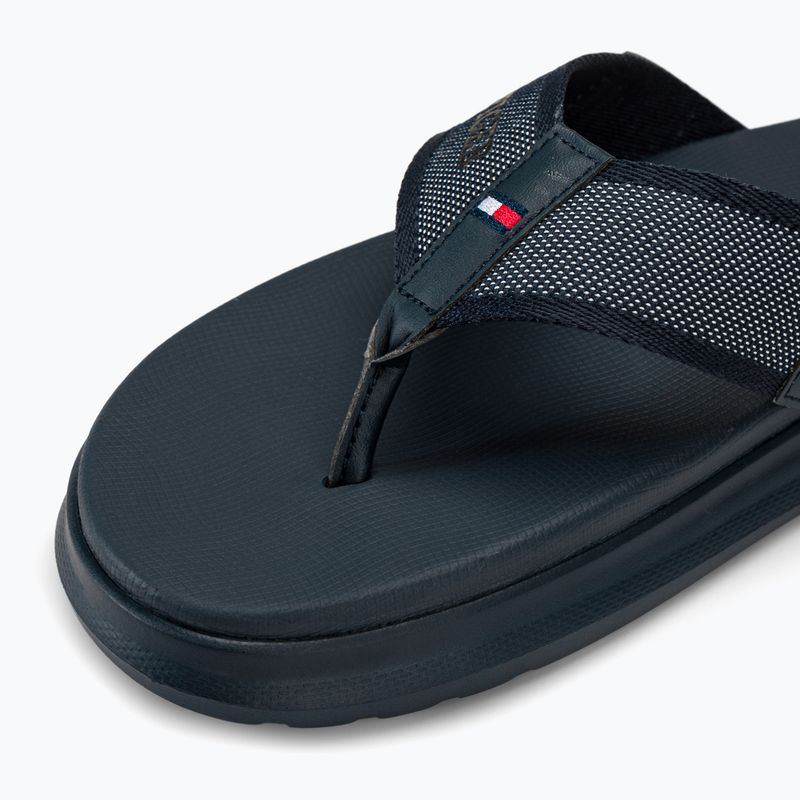 Tommy Hilfiger Uomo Comfort Toe Post Beach Sandal desert sky infradito 7
