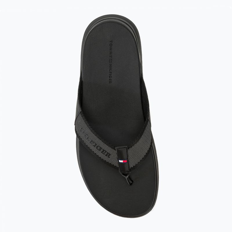 Infradito Tommy Hilfiger Comfort Toe Post Beach Sandal nero Uomo 5