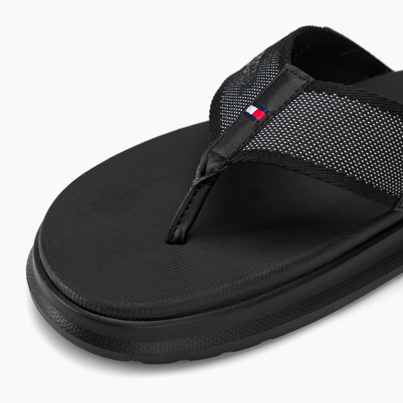 Infradito Tommy Hilfiger Comfort Toe Post Beach Sandal nero Uomo 7