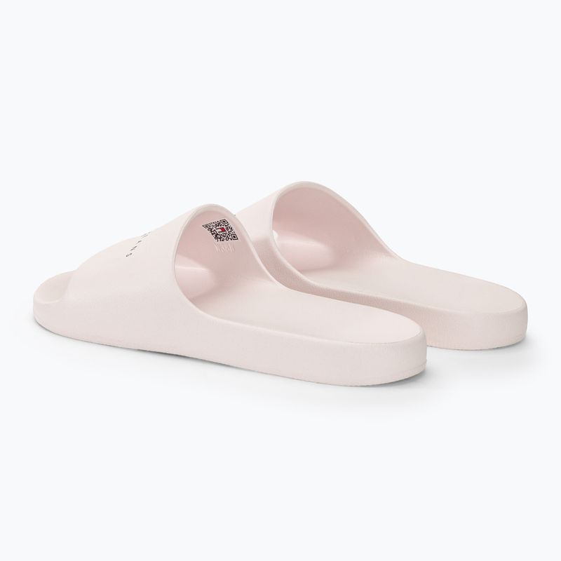 Tommy Jeans Scivolo da piscina in Pu stampato da donna ecru 3