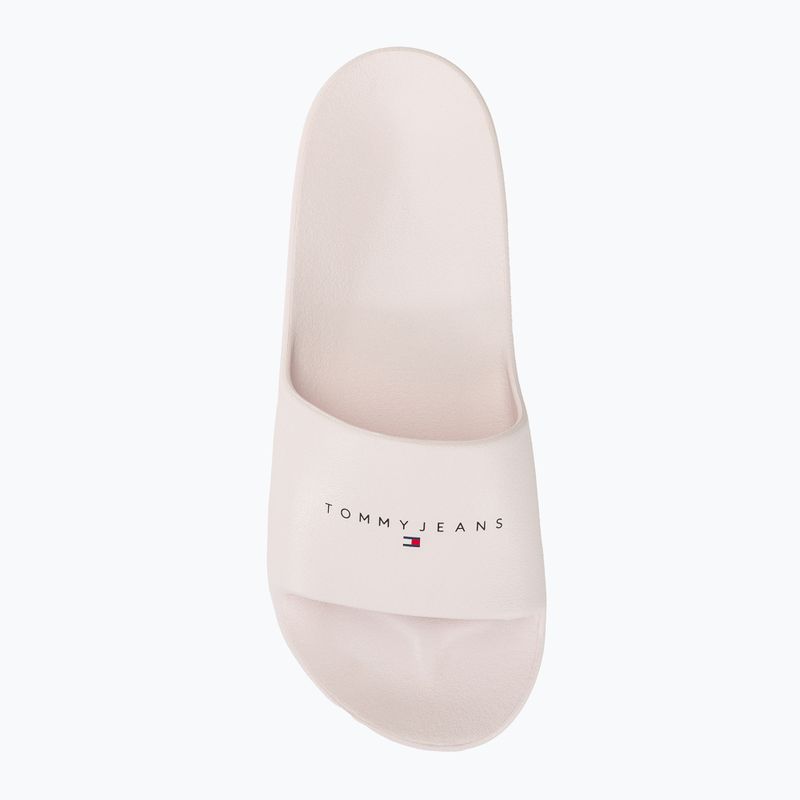 Tommy Jeans Scivolo da piscina in Pu stampato da donna ecru 6