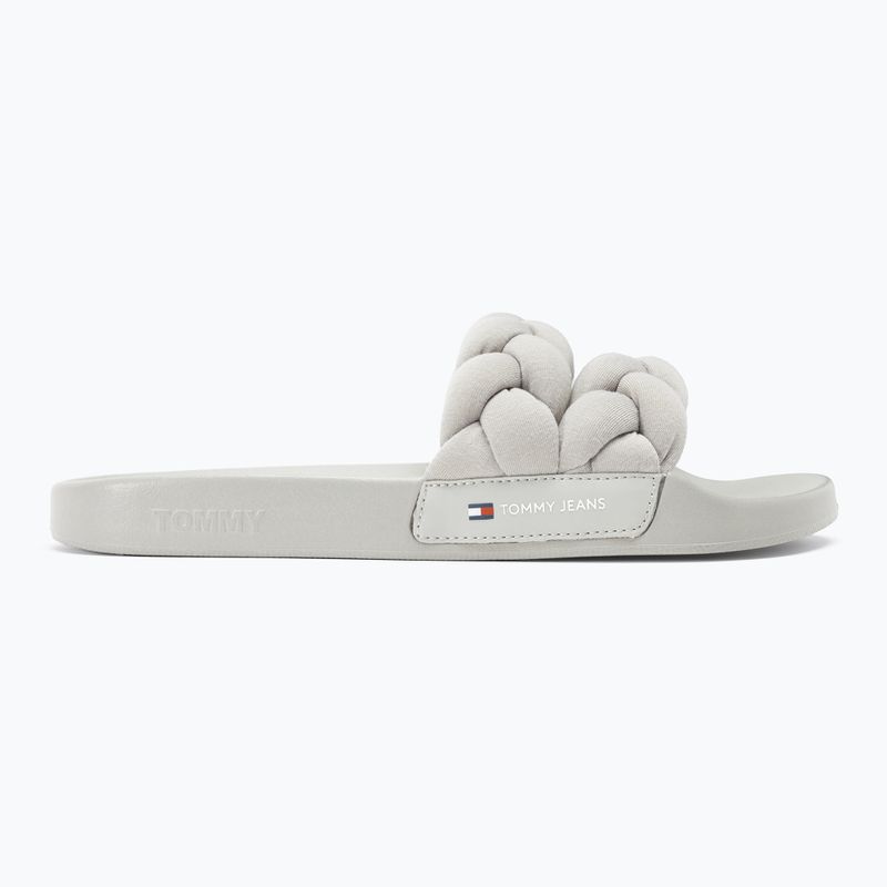 Tommy Jeans Ciabatte donna Intrecciato grigio stratus 2