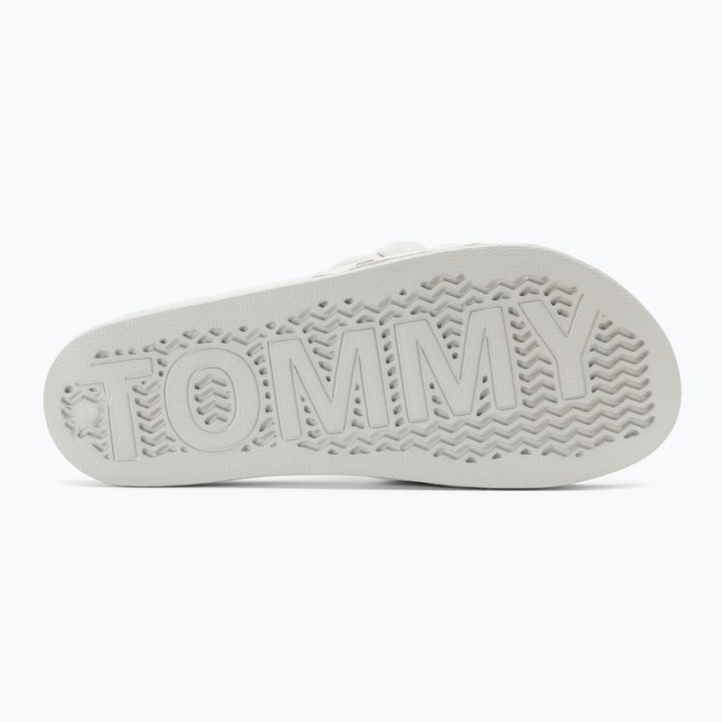 Tommy Jeans Ciabatte donna Intrecciato grigio stratus 4