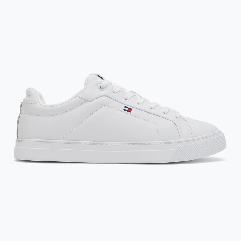 Scarpe Tommy Hilfiger da uomo Icon Court Lth Flag Ess bianco 2