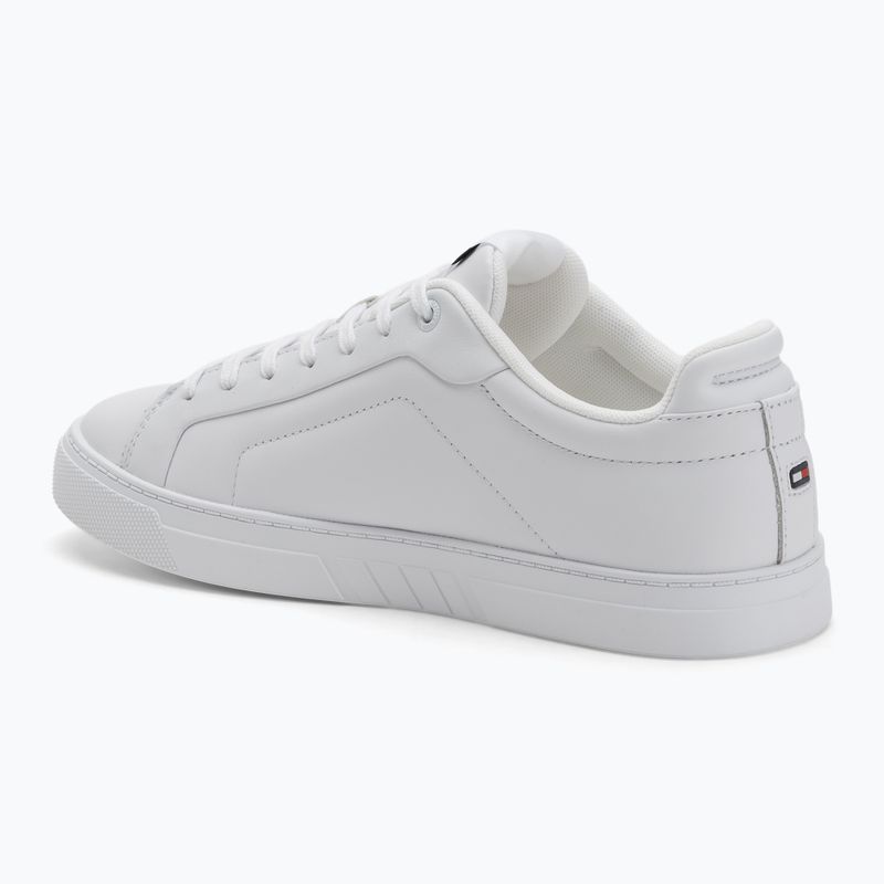 Scarpe Tommy Hilfiger da uomo Icon Court Lth Flag Ess bianco 3