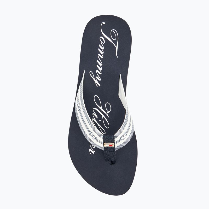 Tommy Hilfiger Im Th Signature Beach Sandal infradito da donna rwb 5