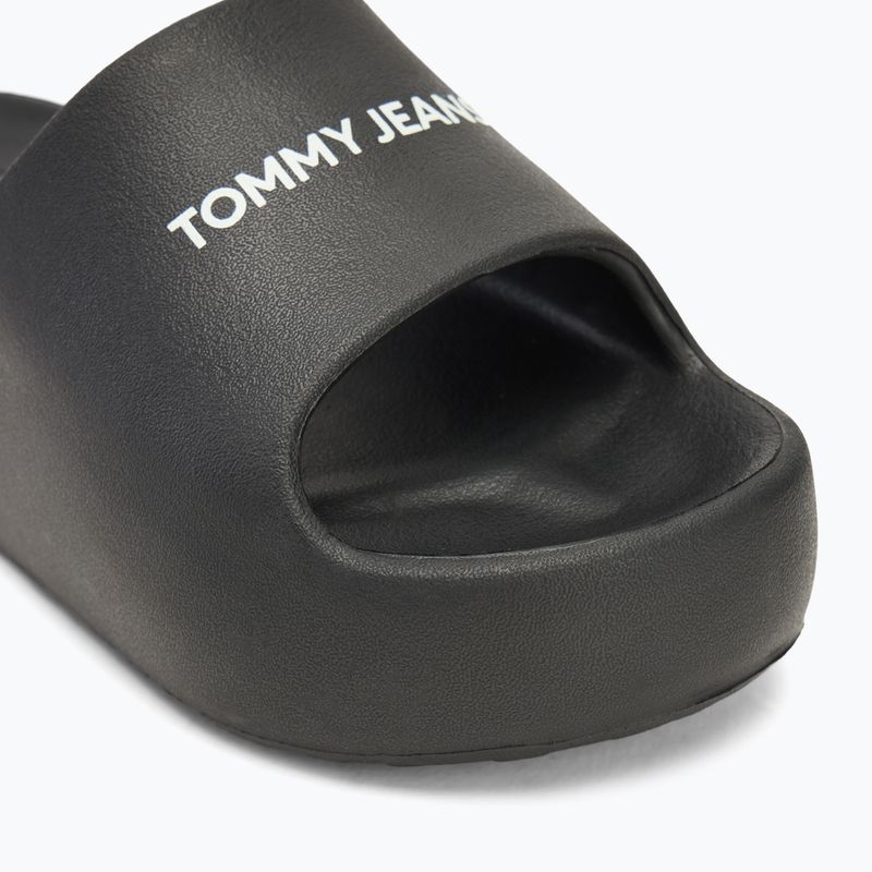 Tommy Jeans donna Flatform Pool Slide Ess nero 7