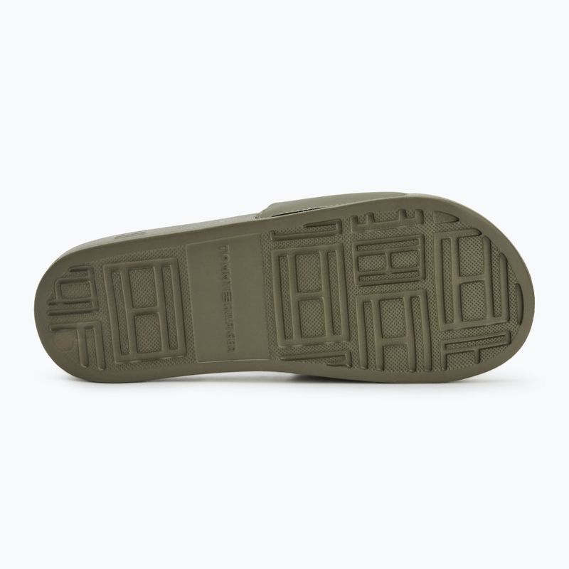 Tommy Hilfiger uomo Embroid 85 Pool Slide infradito verde militare 4