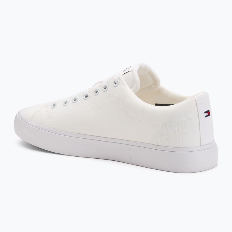 Scarpe da ginnastica Tommy Hilfiger uomo Th Hi Vulc Low Core Stripes Mesh bianco 3