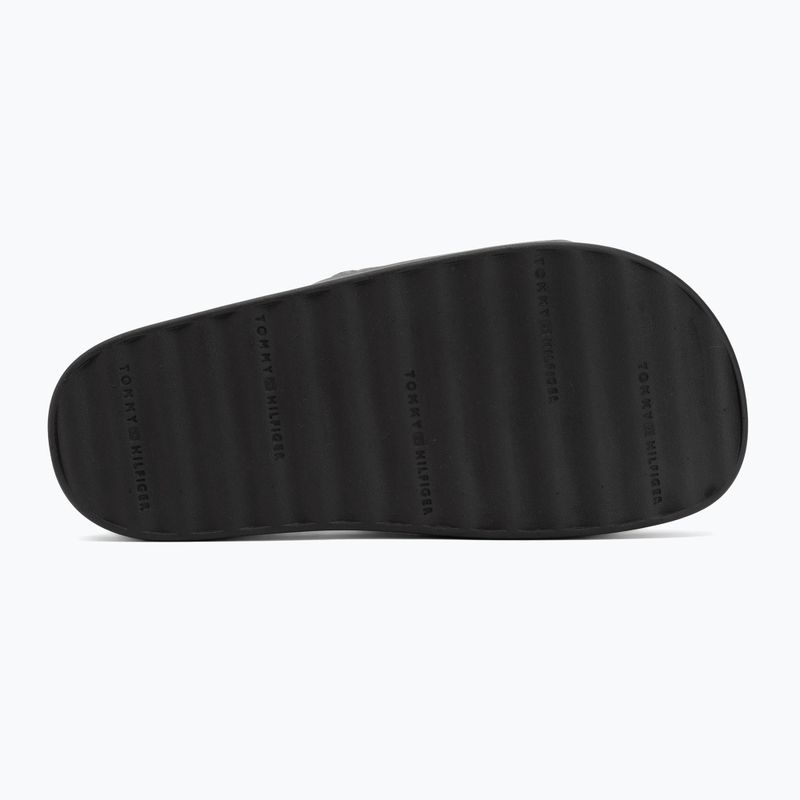 Tommy Hilfiger infradito donna Platform Monogram Poolslide nero 4