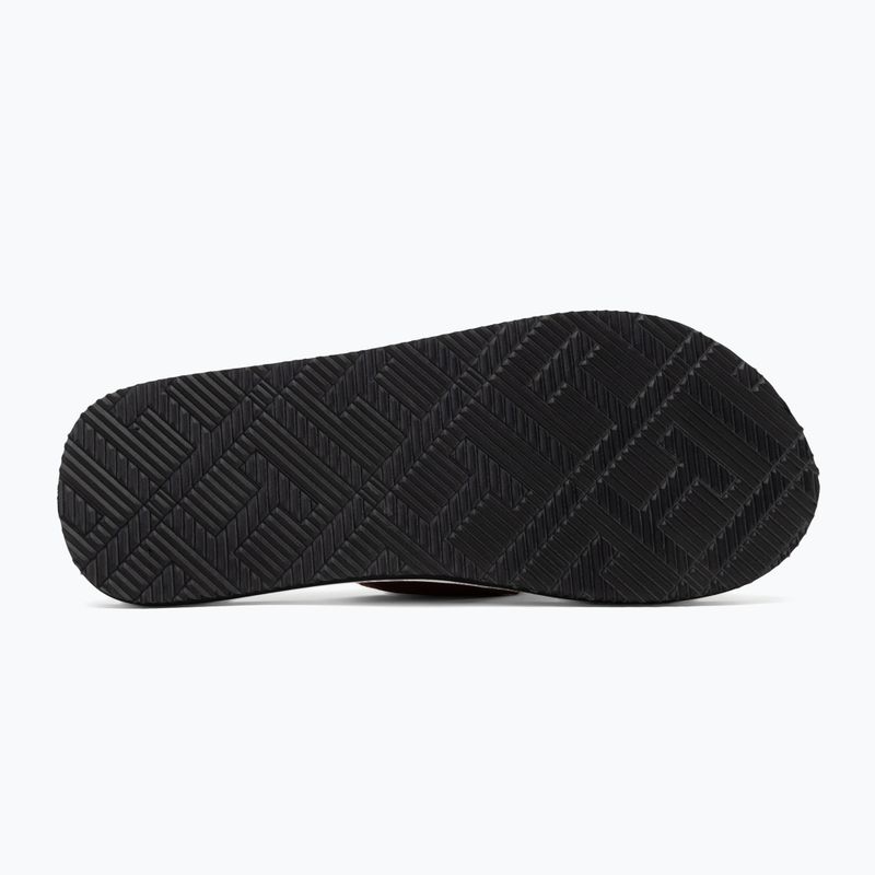 Tommy Hilfiger Leather Beach Sandal da uomo, infradito invernale cognac 4