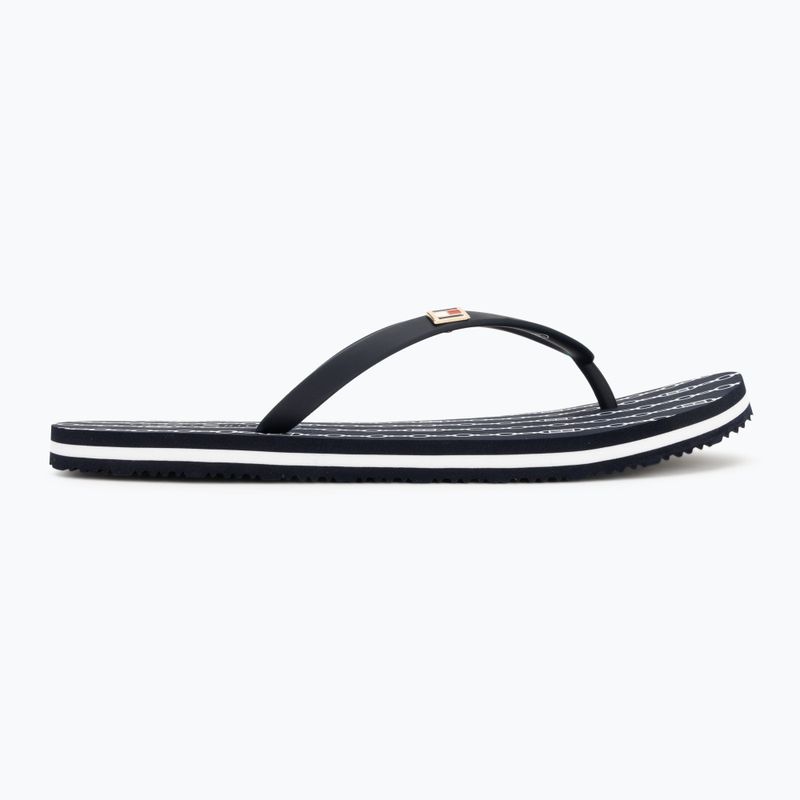 Tommy Hilfiger infradito donna Strap Beach Sandal blu spaziale 2