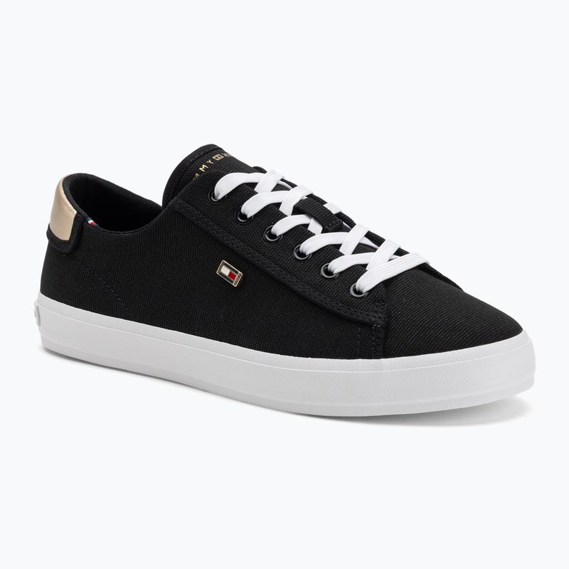Scarpe da ginnastica Tommy Hilfiger da donna Vulc Canvas Lace Up nero
