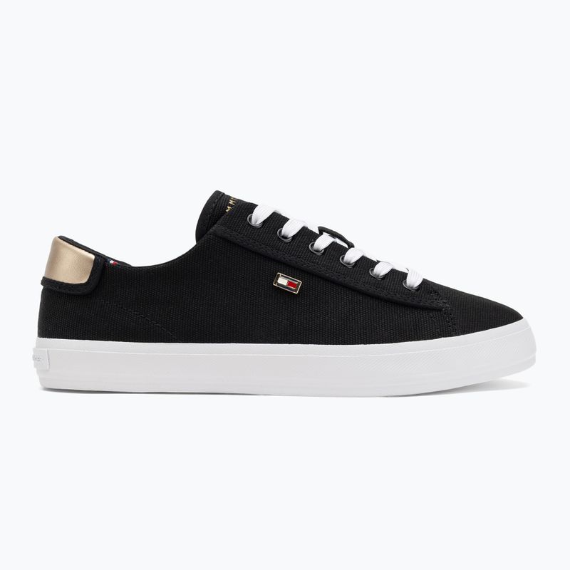 Scarpe da ginnastica Tommy Hilfiger da donna Vulc Canvas Lace Up nero 2