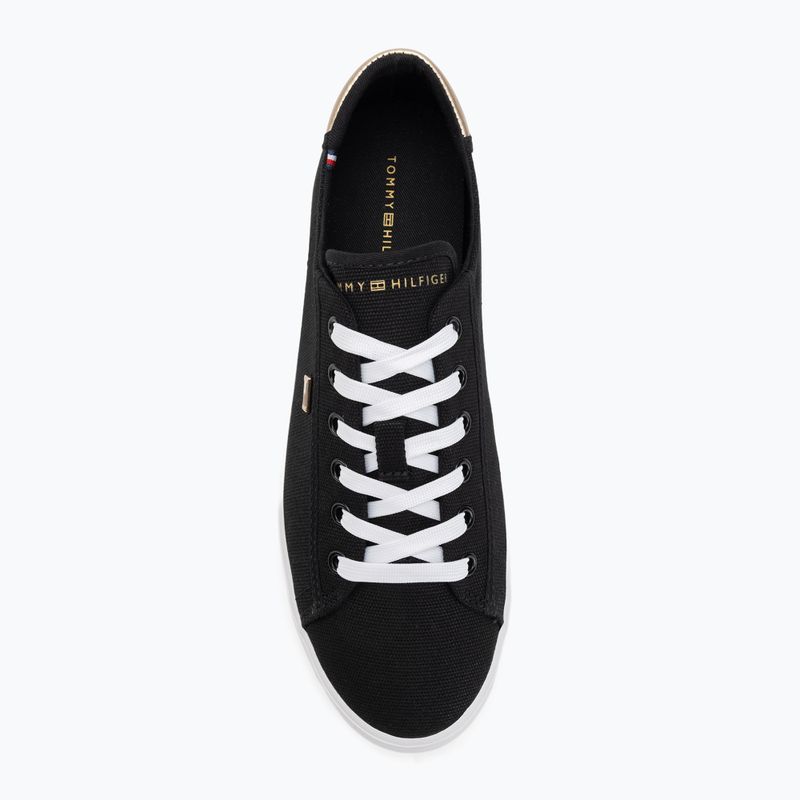 Scarpe da ginnastica Tommy Hilfiger da donna Vulc Canvas Lace Up nero 5