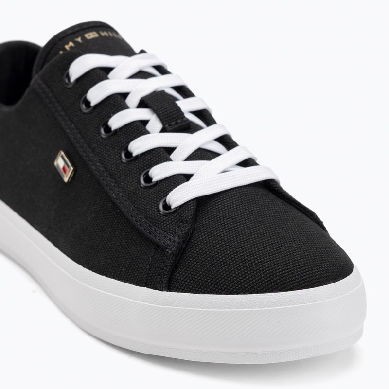 Scarpe da ginnastica Tommy Hilfiger da donna Vulc Canvas Lace Up nero 7