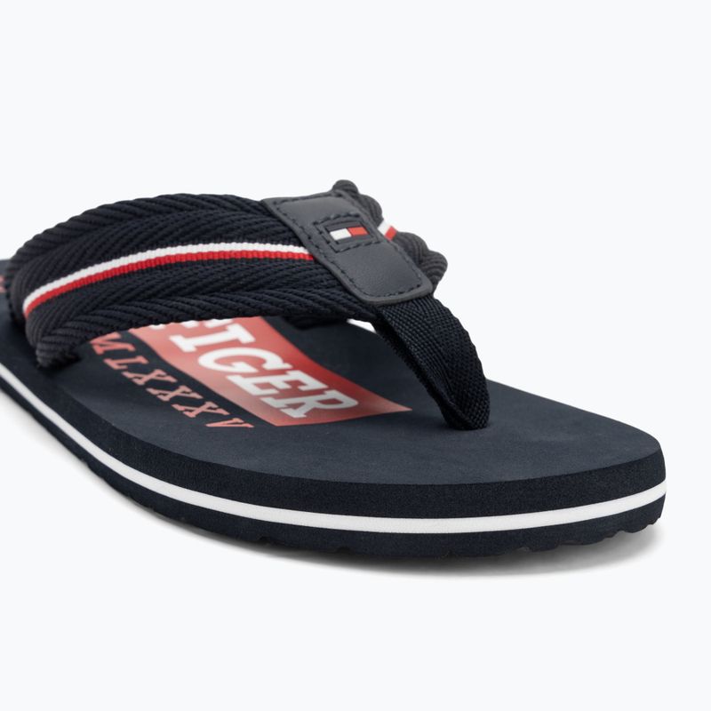 Tommy Hilfiger Corporate Beach Sandal uomo infradito desert sky 7