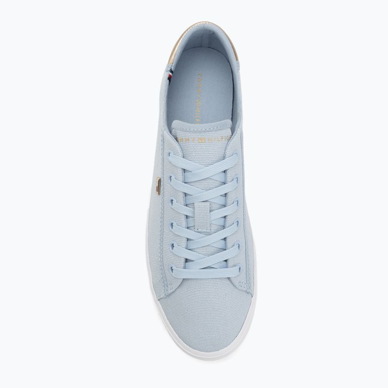 Scarpe da ginnastica Tommy Hilfiger da donna Vulc Canvas Lace Up, blu chiaro 5