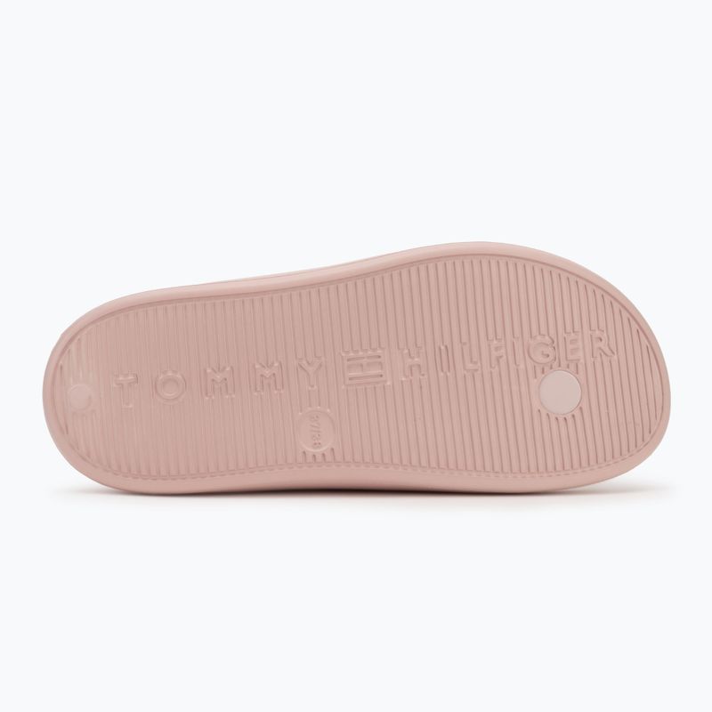 Tommy Hilfiger donna Comfort Beach Sandal infradito rosa nebbia 4