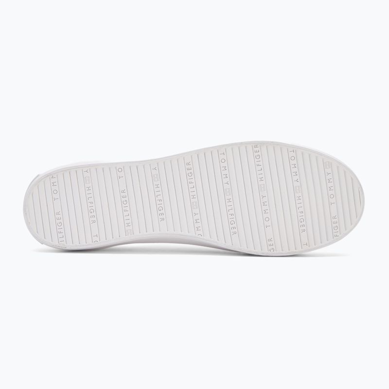 Tommy Hilfiger scarpe da ginnastica da donna Vulc Canvas Lace Up bianco 4