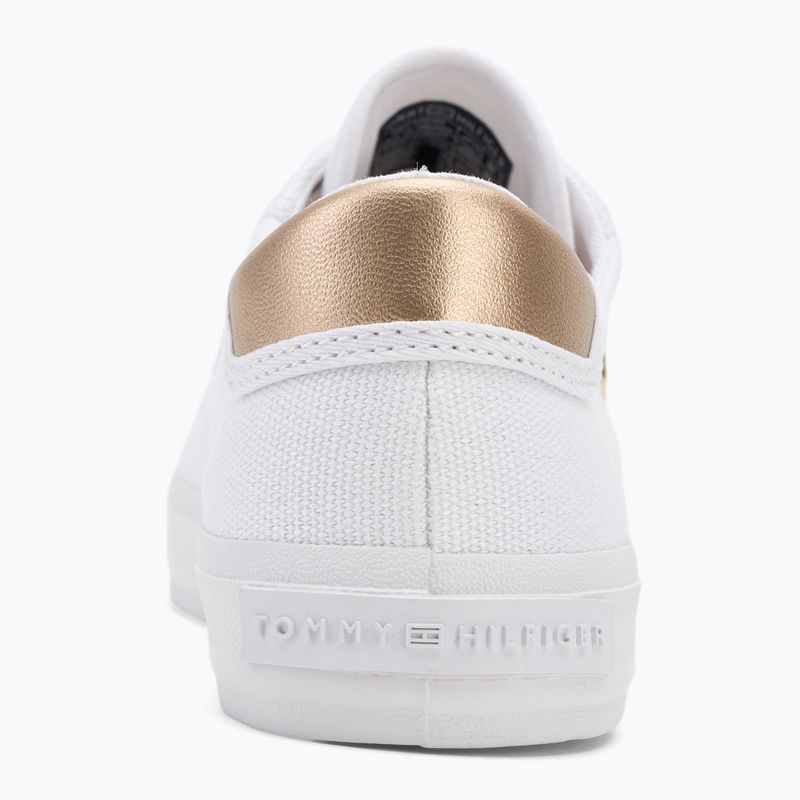 Tommy Hilfiger scarpe da ginnastica da donna Vulc Canvas Lace Up bianco 6