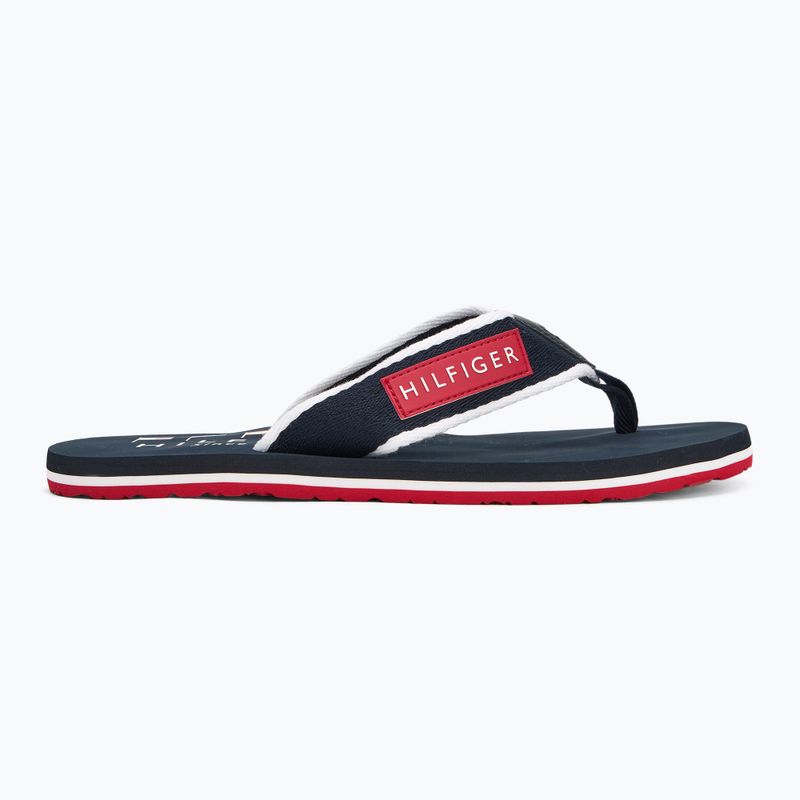 Tommy Hilfiger Patch Beach Sandal uomo infradito desert sky 2