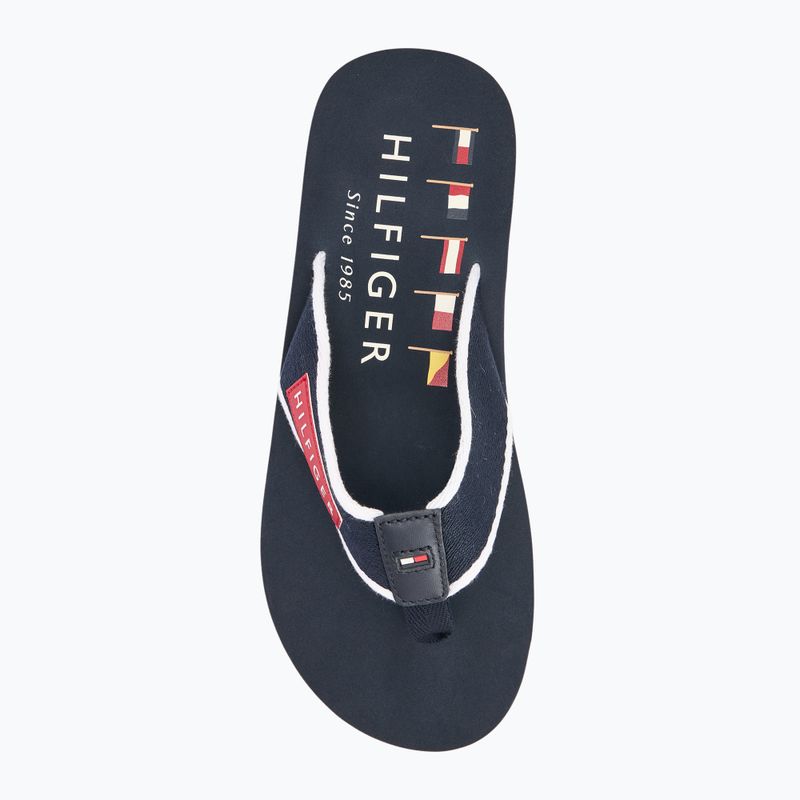 Tommy Hilfiger Patch Beach Sandal uomo infradito desert sky 5