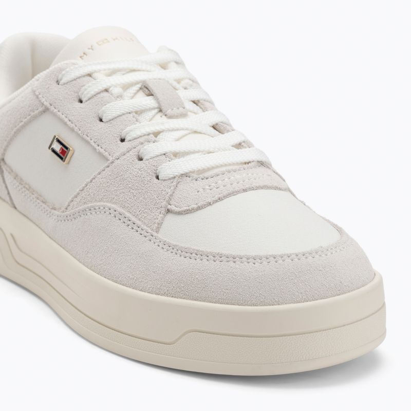 Tommy Hilfiger Essential Basket ecru scarpe da donna 7
