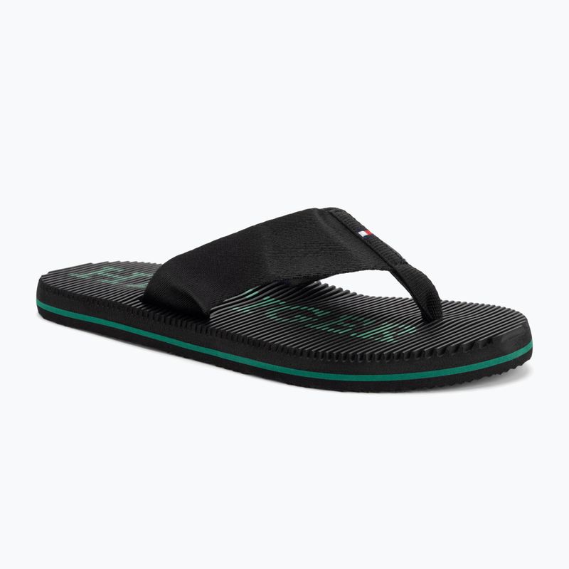 Tommy Hilfiger Massage Beach Sandal nero infradito da uomo