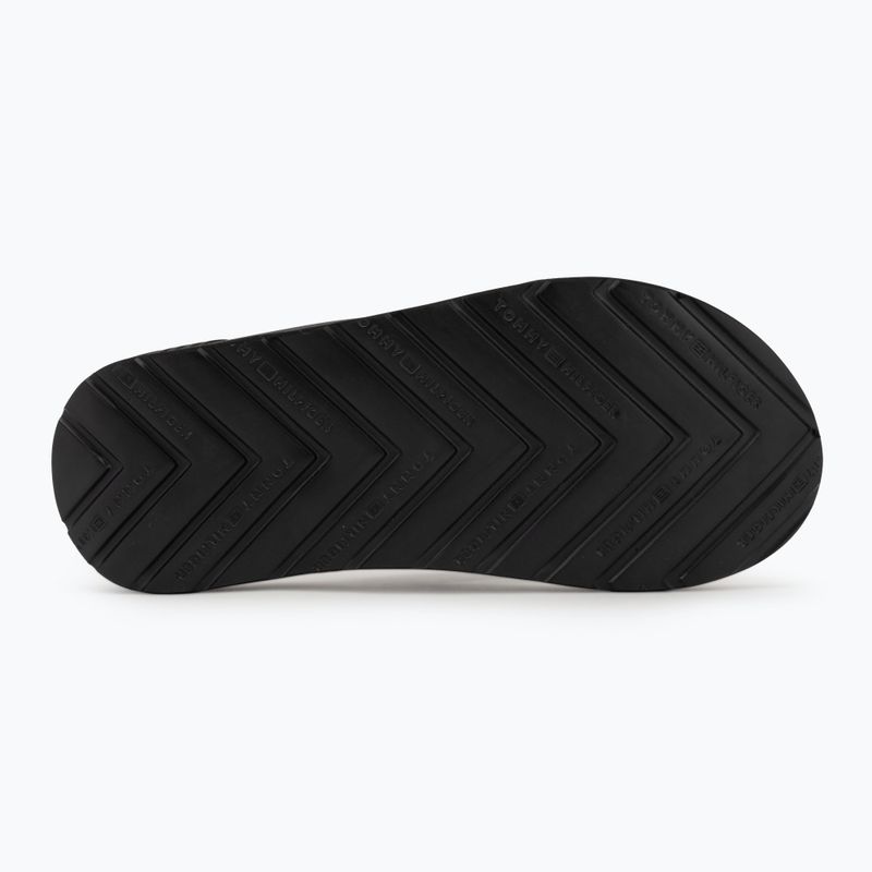 Sandalo da spiaggia Tommy Hilfiger Molded Web da uomo nero 4