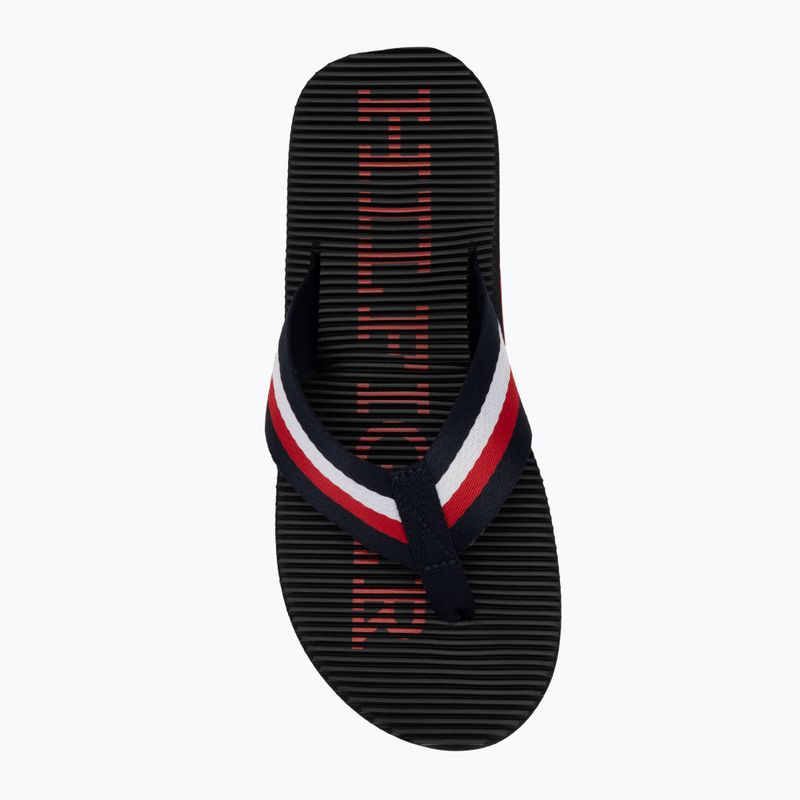 Tommy Hilfiger Massage Beach Sandal uomo infradito desert sky 5