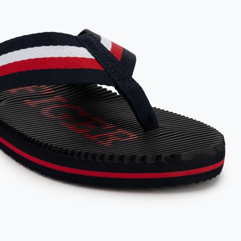 Tommy Hilfiger Massage Beach Sandal uomo infradito desert sky 7