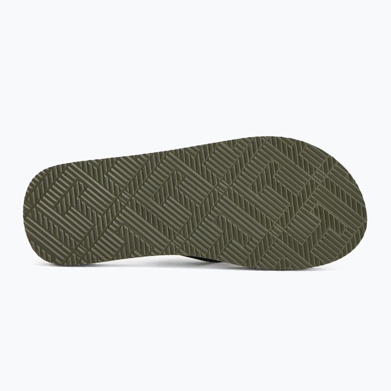 Tommy Hilfiger Uomo Sandalo imbottito Comfort B infradito nero 4