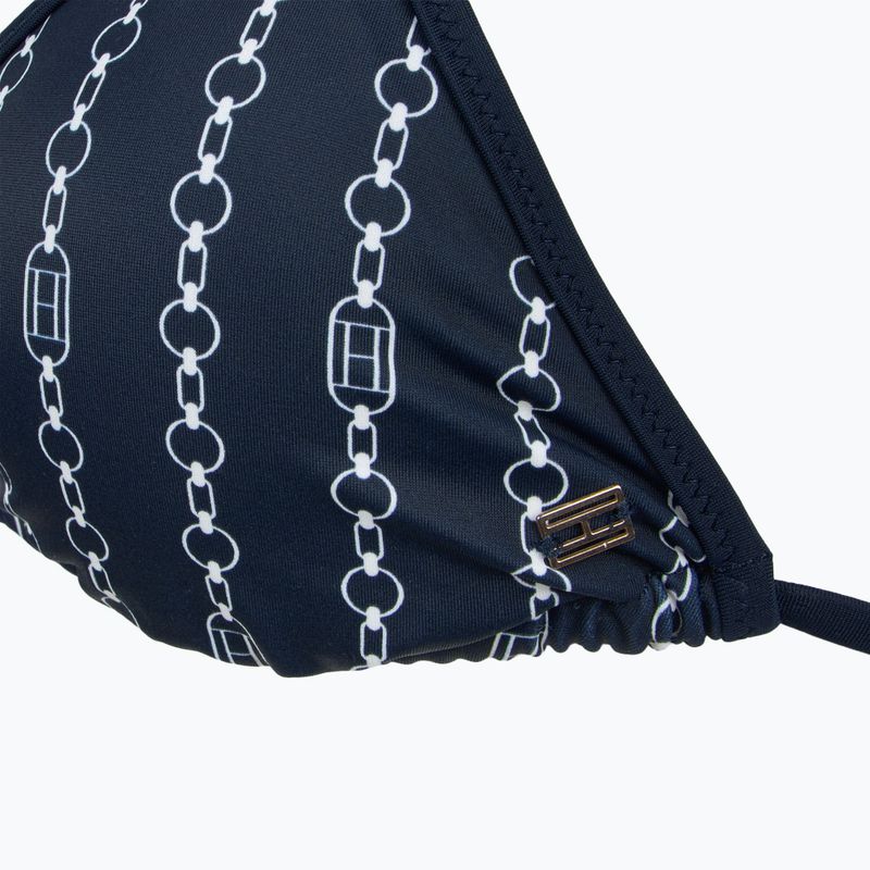 Tommy Hilfiger Triangolo Rp Stampa catena bandiera top costume da bagno dark night navy 3