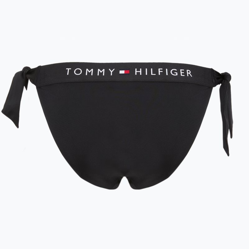 Tommy Hilfiger Costume da bagno sfacciato con laccetti laterali nero 2
