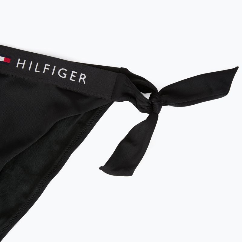 Tommy Hilfiger Costume da bagno sfacciato con laccetti laterali nero 3