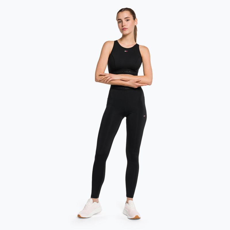 Leggings da allenamento donna Tommy Hilfiger Hw Branded Tape Full Length nero 2
