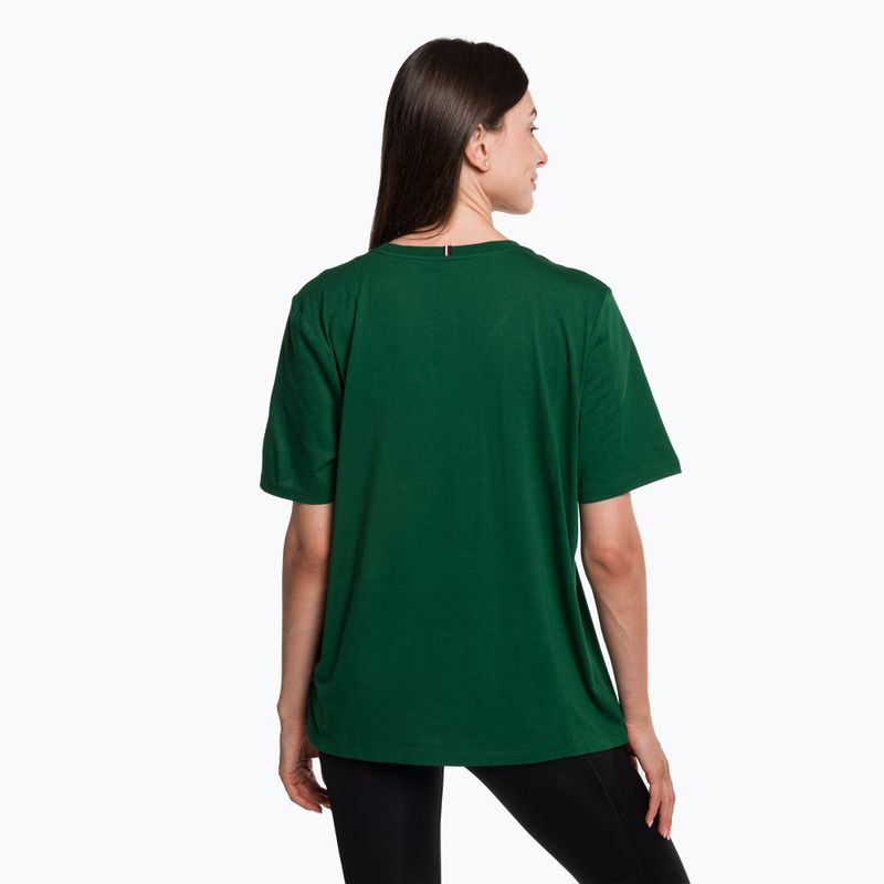 Camicia da allenamento Tommy Hilfiger donna Regular Th Monogram verde 3