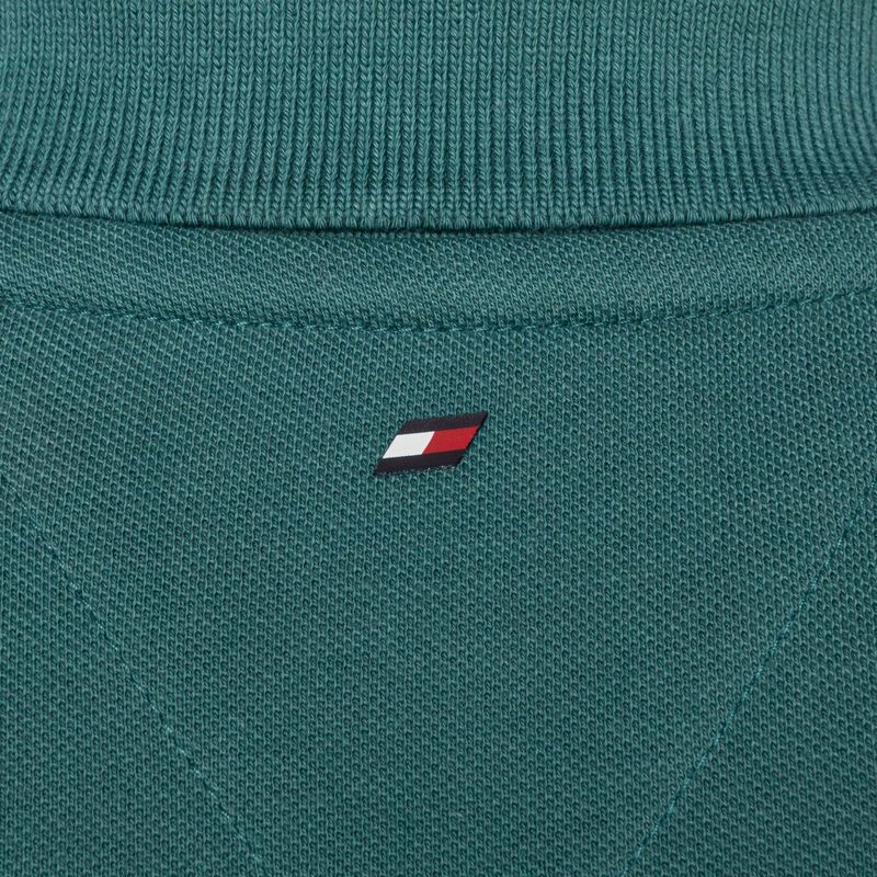 Tommy Hilfiger maglia da allenamento da uomo Textured Tape Polo verde 8