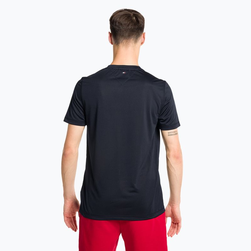 Tommy Hilfiger Graphic Training T-shirt uomo blu 3