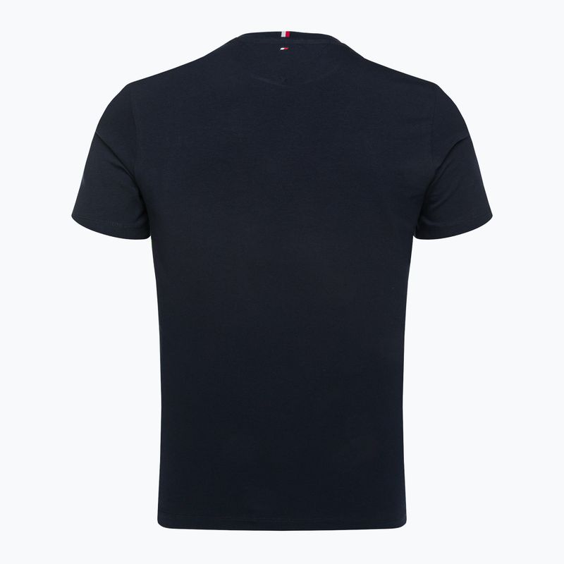 Tommy Hilfiger Graphic Tee uomo blu 6