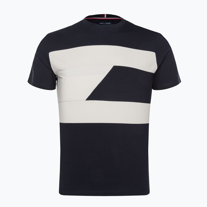 Camicia da allenamento Tommy Hilfiger da uomo Colorblocked Mix Media blu 5