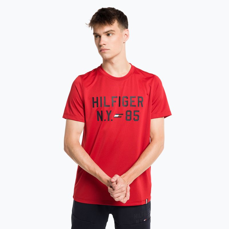 Tommy Hilfiger Graphic Training T-shirt uomo rosso